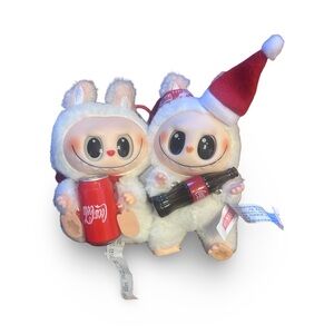 Limited edition Labubu Set of 2 Exclusive Coca-Cola New without Boxes Pop Mart